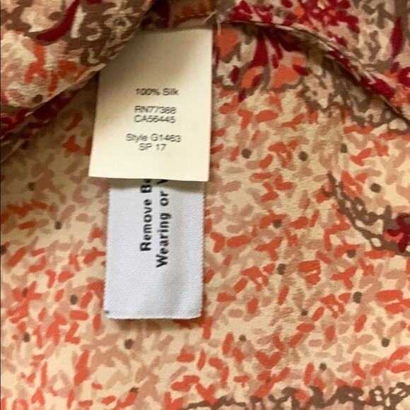 MADEWELL FLORAL SUMMER CROP‎ TOP Size XS - Picture 7 of 8